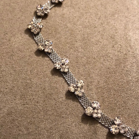 Accessories - Super cute silver and crystal headband with hidden Mickey details